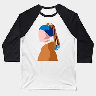 Girl with pearl earring Baseball T-Shirt